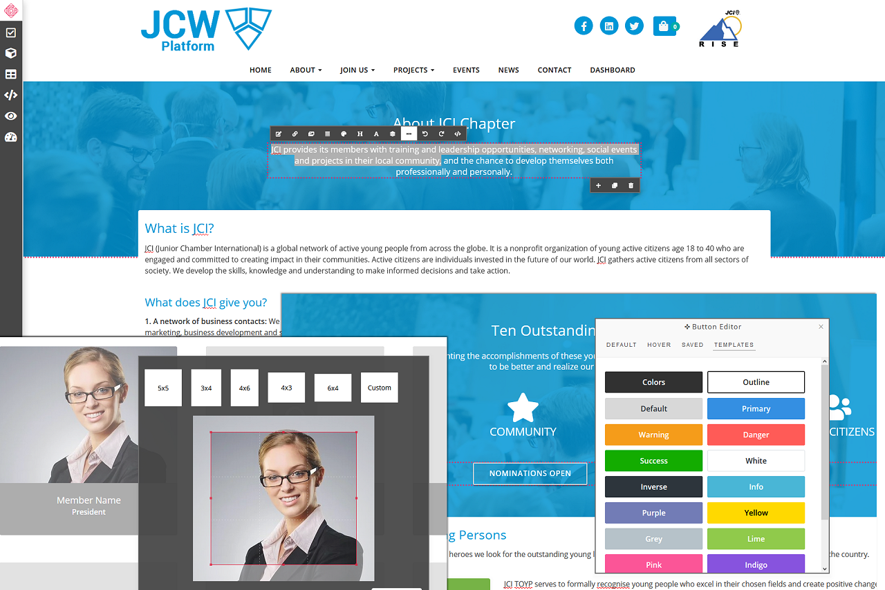 JCW Platform Features